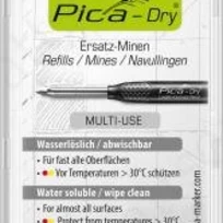 Комплект грифелей 4020 для карандаша Pica-Dry серый-красный- желтый